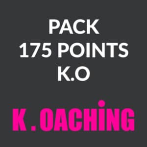 Pack de 175 points K.O (525€)