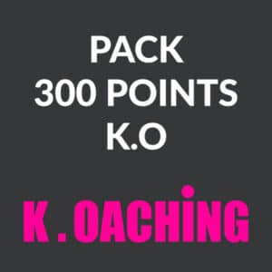Pack de 300 points K.O (750€)